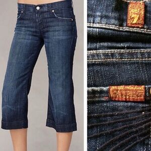 7 for All Mankind Crop Dojo Jeans size 29